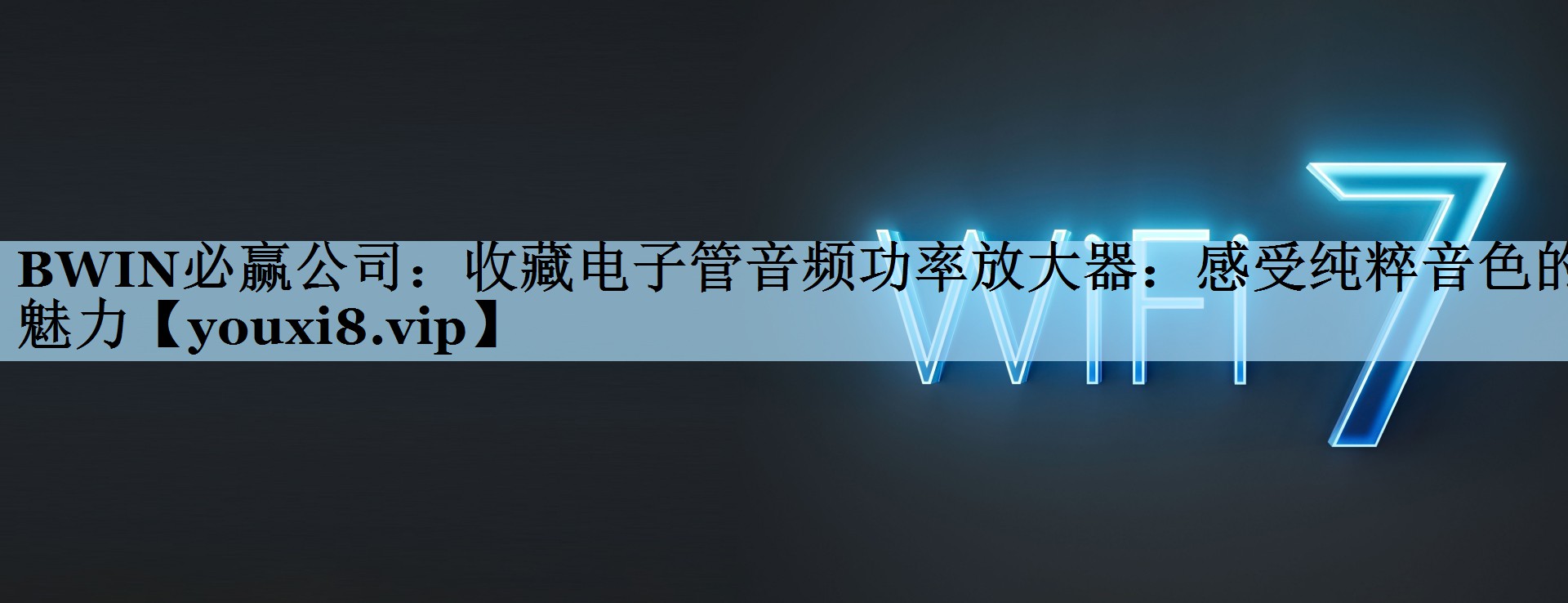 BWIN必赢公司：收藏电子管音频功率放大器：感受纯粹音色的魅力