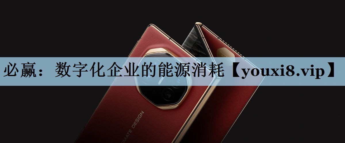 数字化企业的能源消耗 数字化企业的能源消耗
